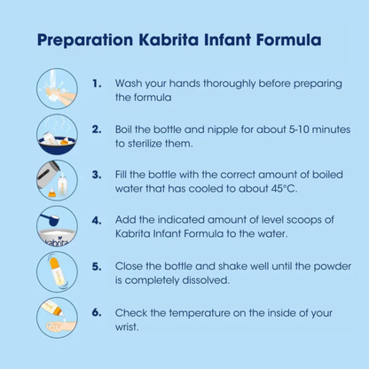 Kabrita Stage 1 Goat Milk Infant Formula with HMO From Birth Halal best import genuine authentic UK safe food nutrition dudh healthy feed low price in Dhaka BD