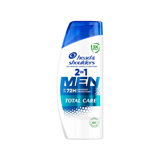 Head & Shoulders Men Total Care 2-in-1 Anti-Dandruff Shampoo Conditioner genuine authentic soothing comfort hair Best foreign bathing import UK low price in BD Shanti Nagar Savar Nawabganj Dohar Banaripara Bakerganj