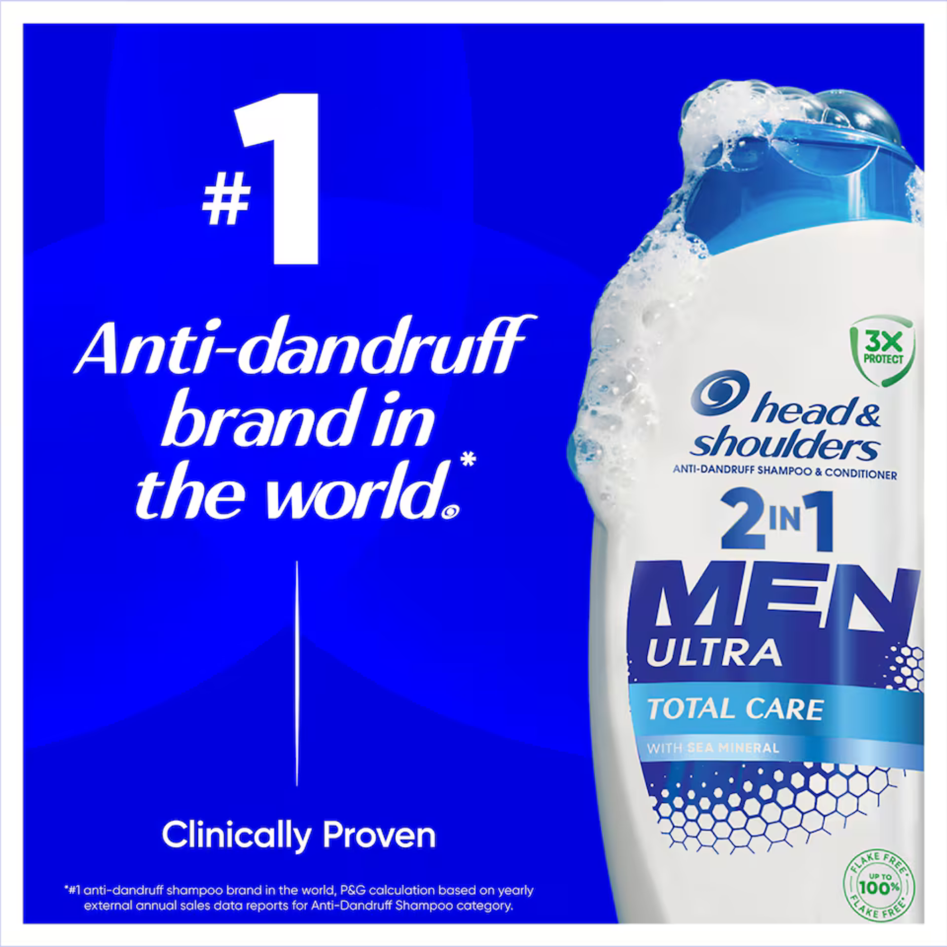 Head & Shoulders Men Total Care 2-in-1 Anti-Dandruff Shampoo Conditioner genuine authentic soothing comfort hair Best foreign bathing import UK low price in BD Basundhara Residential Area Banani Super Market Mirpur Tongi Kurmitola