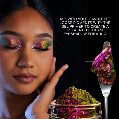 Question Beauty Gel Primer for Loose Pigments authentic genuine premium weeding bride parlor long lasting imported UK original eyelids makeup style price in bd Tangail Jhenaidah Keraniganj Beanibazar Chattogram Chittagong