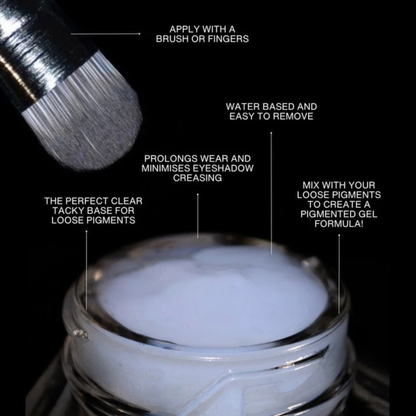 Question Beauty Gel Primer for Loose Pigments authentic genuine premium weeding bride parlor long lasting imported UK original eyelids makeup style price in bd Feni Barisal (Barishal) Bogura Sadar Kulaura Gazipur