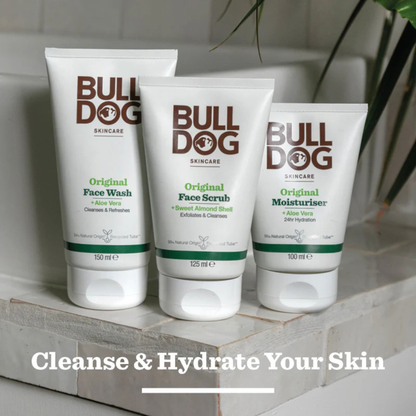 Bulldog Original Moisturiser UK authentic genuine premium men's skincare aloe vera vegan hydration face cream online shop BD Dhaka Bangladesh Chittagong Khulna 