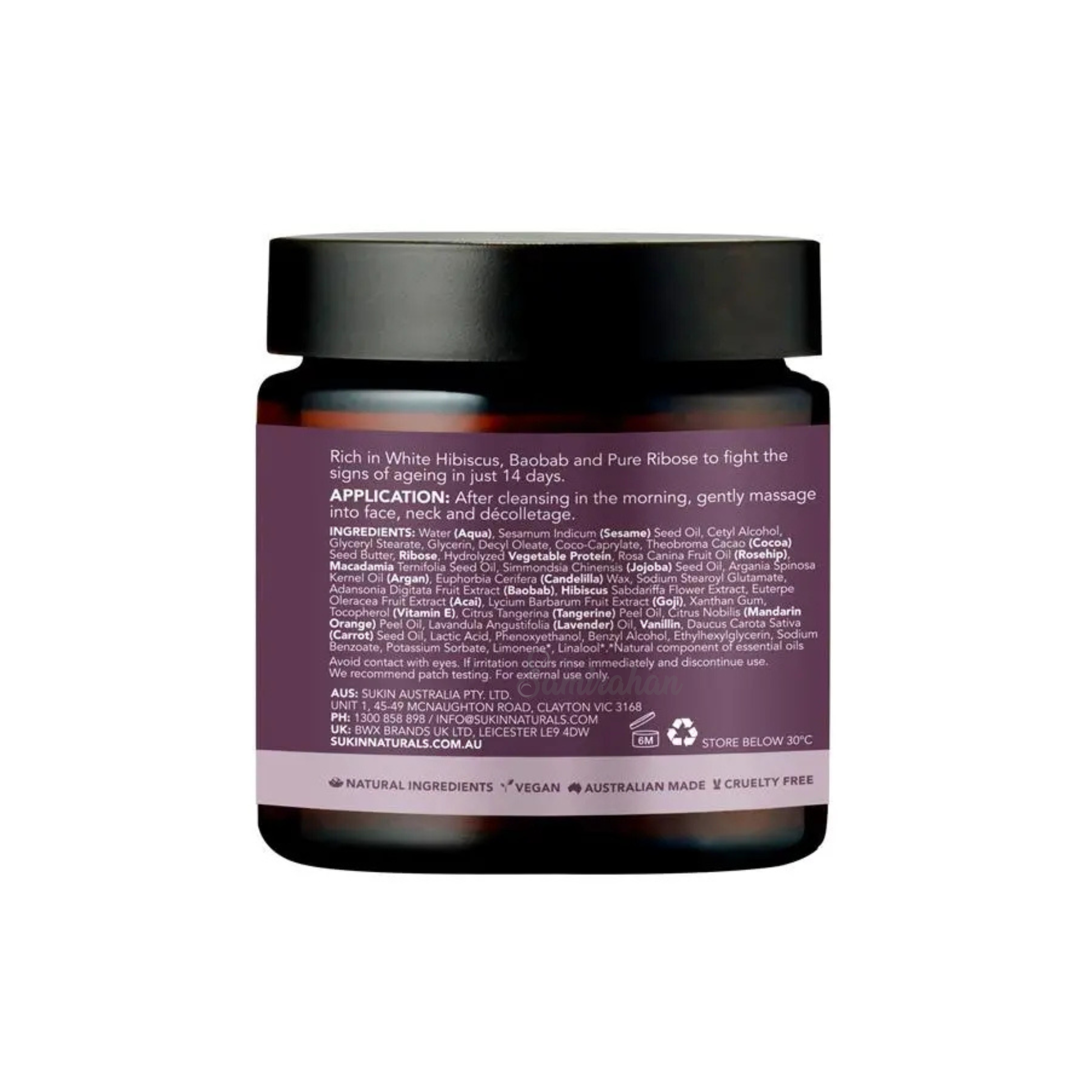 Sukin Purely Ageless Night Cream imported Australia authentic genuine premium anti-ageing moisturiser wrinkle care vegan skincare shop Dhaka Chattogram Sylhet Sirajganj Satkhira Kaliakair Senbagh Ukhiya Narayanganj
