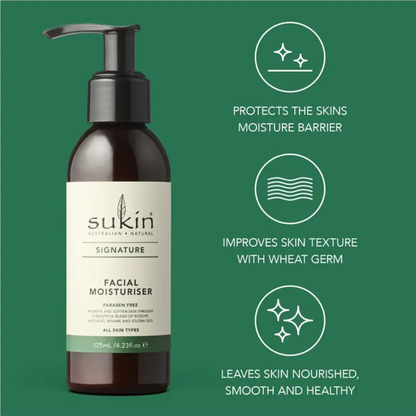 Sukin Signature Facial Moisturiser Pump import AU authentic genuine premium moisturiser rosehip vitamin E Facialcare vegan Dhaka Chattogram Sylhet Bd low price