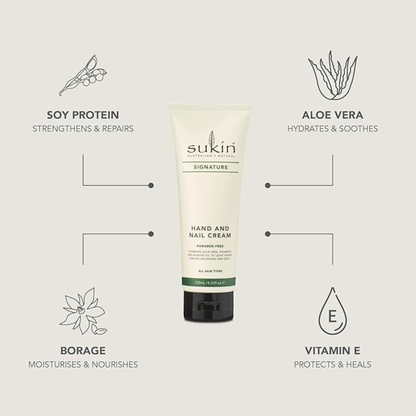 Sukin Hand Nail Cream Australia authentic genuine premium moisturiser aloe vera vitamin E dry hands cuticle care vegan BD Dhaka Chattogram Sylhet cheapest price Pirojpur Gopalganj Madaripur Laxmipur Sadar Ishwardi Mymensingh