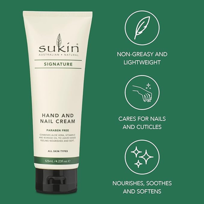 Sukin Hand Nail Cream Australia authentic genuine premium moisturiser aloe vera vitamin E dry hands cuticle care vegan BD Dhaka Chattogram Sylhet cheapest price