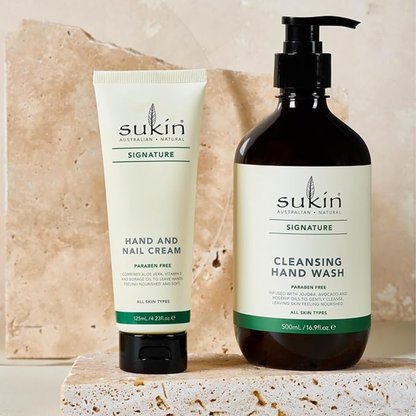 Sukin Hand Nail Cream Australia authentic genuine premium moisturiser aloe vera vitamin E dry hands cuticle care vegan BD Dhaka Chattogram Sylhet cheapest price Nilphamari Kurigram Shariatpur Rangamati Bogura (Bogra)