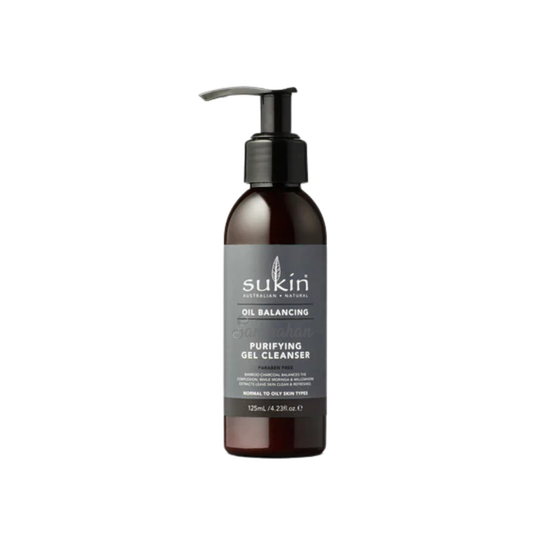 Sukin Charcoal Gel Cleanser imported Australia authentic genuine premium oily skin face wash vegan skincare  online shop BD Dhaka Bangladesh Aminbazar Gabtali Adabar Mohammadpur Shewrapara Kazipara Jatra Bari Gandaria