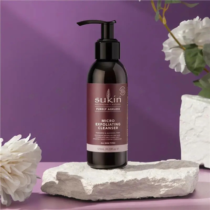 Sukin Micro Exfoliating Cleanser imported Australia authentic genuine premium AHA face wash anti ageing vegan skincare online shop BD Dhaka Bangladesh Natore Naogaon Khagrachari Tongi Shahjadpur Khulna