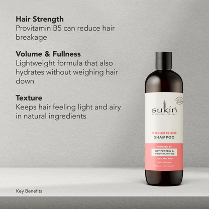 Sukin Volumising Shampoo imported Australia authentic genuine premium fine limp hair volume shampoo vegan haircare online shop Bangladesh low price best product Habiganj Chandpur Joypurhat Patuakhali Uttara Rajshahi
