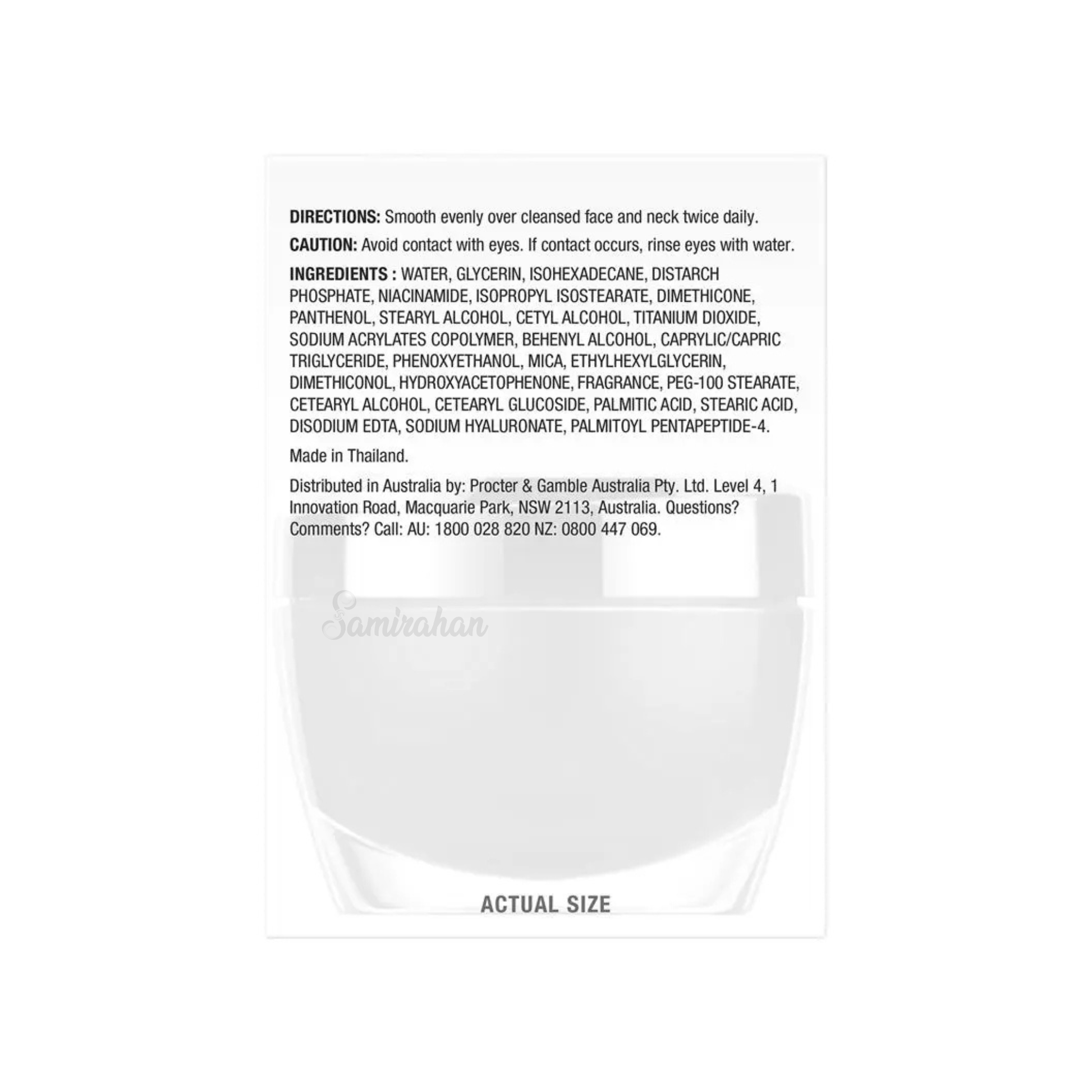 Olay Regenerist Anti Aging Micro Sculpting Face Cream Moisturiser skincare Best import Dark spot Serum authentic original brand premium Australia low price BD