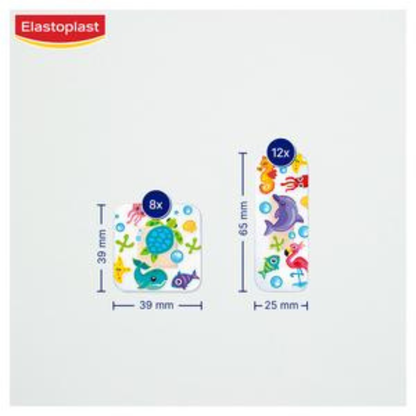 Elastoplast Aqua Protect Kids waterproof plasters Relief minor cuts grazes Medicines healthcare strips First aid Import UK best baby reliable safe price in bd Notun Bazar Vatara Baridhara Nadda Pallabi Farmgate Motijheel Golapbag