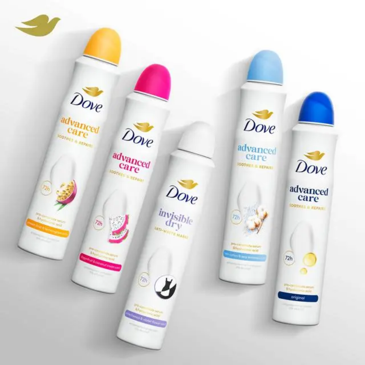 Dove Advanced Care Invisible Dry Anti-perspirant Deodorant Spray 72hour sweat odor protection Best long last fresh scent import perfume premium low price in bd Shanti Nagar Savar Nawabganj Dohar Banaripara Bakerganj