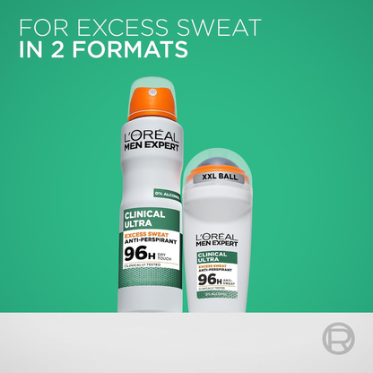 L'Oreal Men Expert 96H roll on imported UK authentic genuine premium brand online shop cheapest price BD Dhaka Chittagong Sylhet Bangladesh antiperspirant Benapole Hili Swarupkathi (Nesarabad) Brahmanbaria