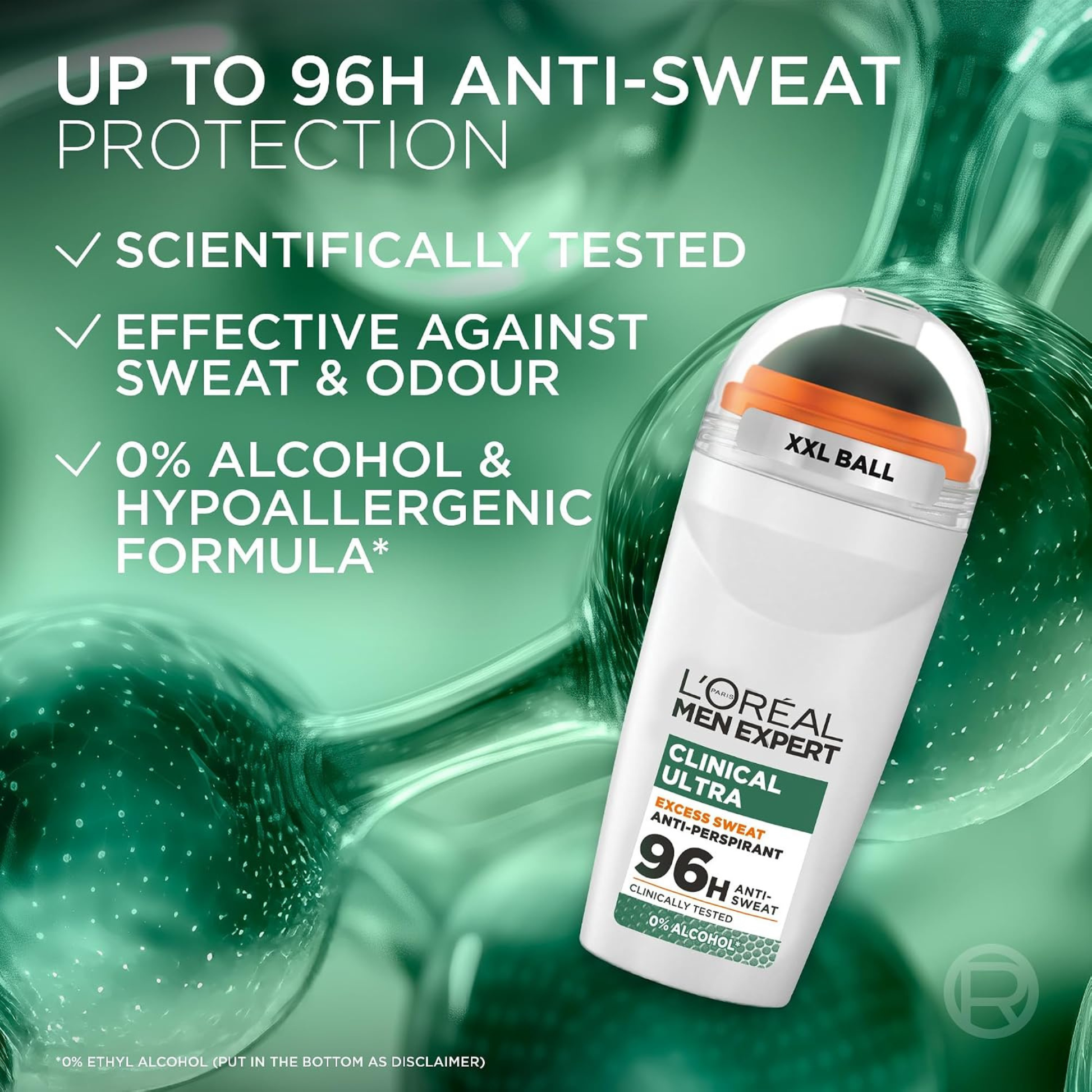 L'Oreal Men Expert 96H roll on imported UK authentic genuine premium brand online shop cheapest price BD Dhaka Chittagong Sylhet Bangladesh antiperspirant Sunamganj Sherpur Manikganj Chandanaish Raipur Cox’s Bazar