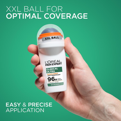 L'Oreal Men Expert 96H roll on imported UK authentic genuine premium brand online shop cheapest price BD Dhaka Chittagong Sylhet Bangladesh antiperspirant Chapainawabganj (Nawabganj) Sitakunda Char Fasson Dinajpur