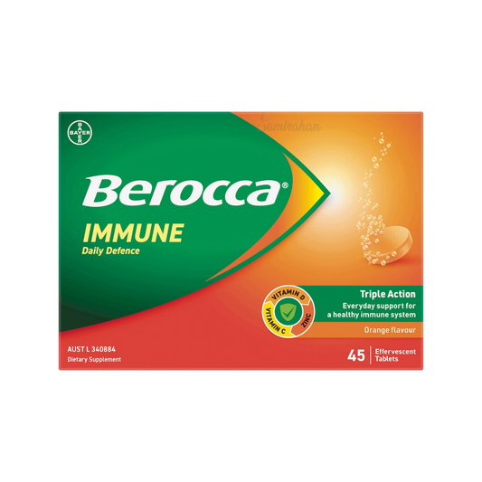 Berocca Immune Daily Defence Orange Effervescent Multivitamin Drink imported Australia authentic premium brand low price BD Dhaka Chittagong Sylhet Bangladesh