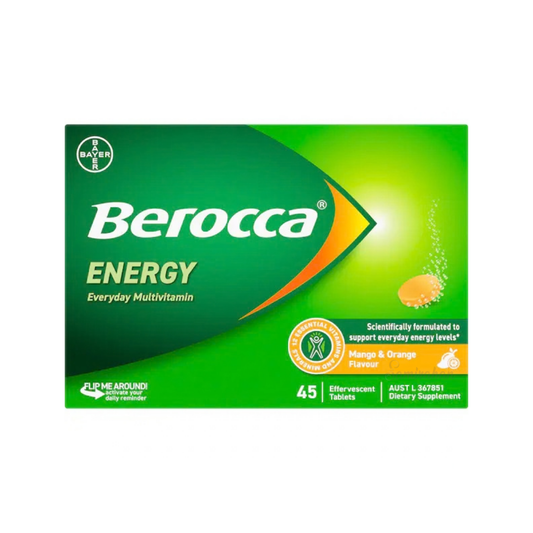Berocca Energy Vitamin B & C Effervescent Multivitamin Drink Mango immunity strength Best genuine premium quality absorption zinc calcium import low price in BD