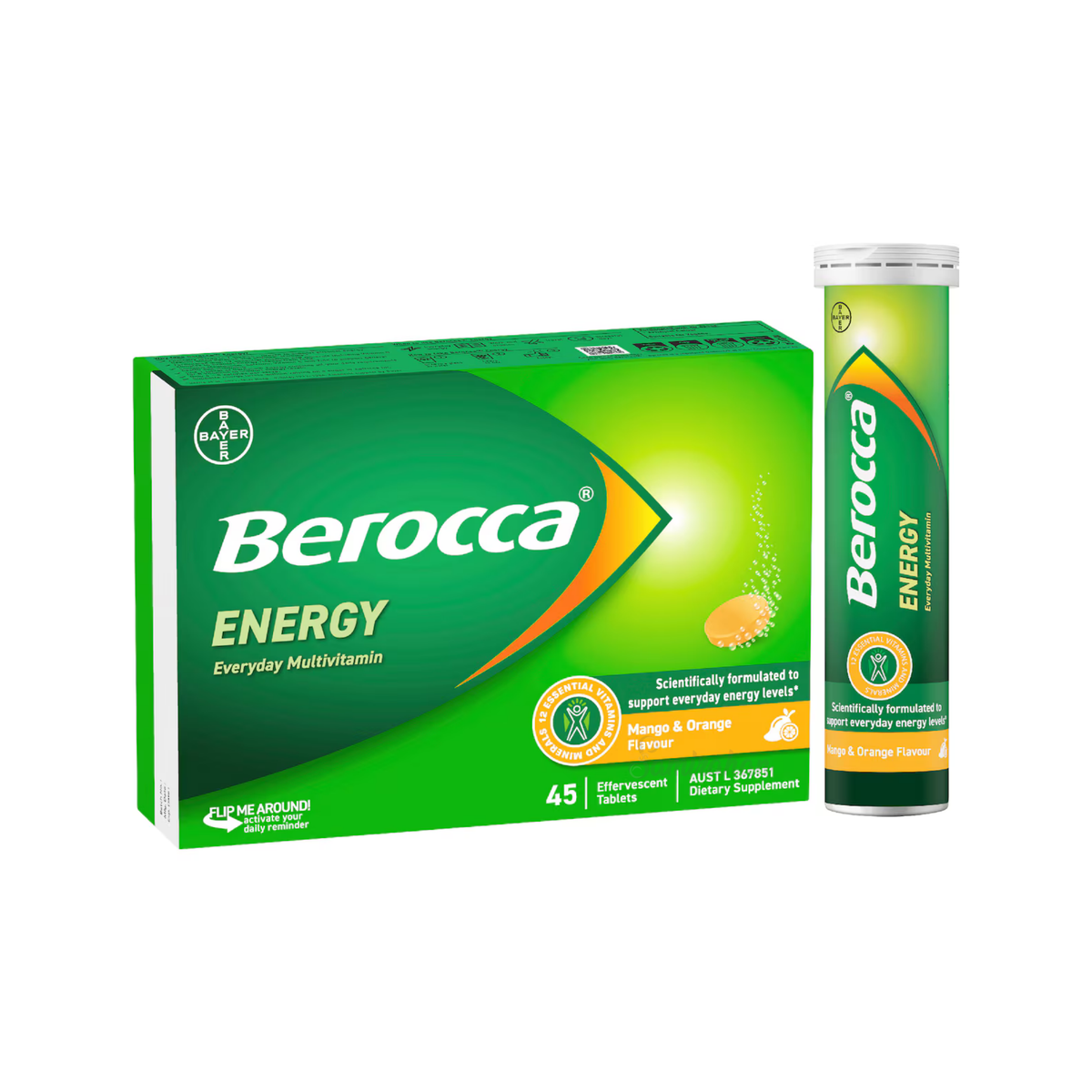 Berocca Energy Vitamin B & C Effervescent Multivitamin Drink Mango immunity strength Best genuine premium quality absorption zinc calcium import low price in BD