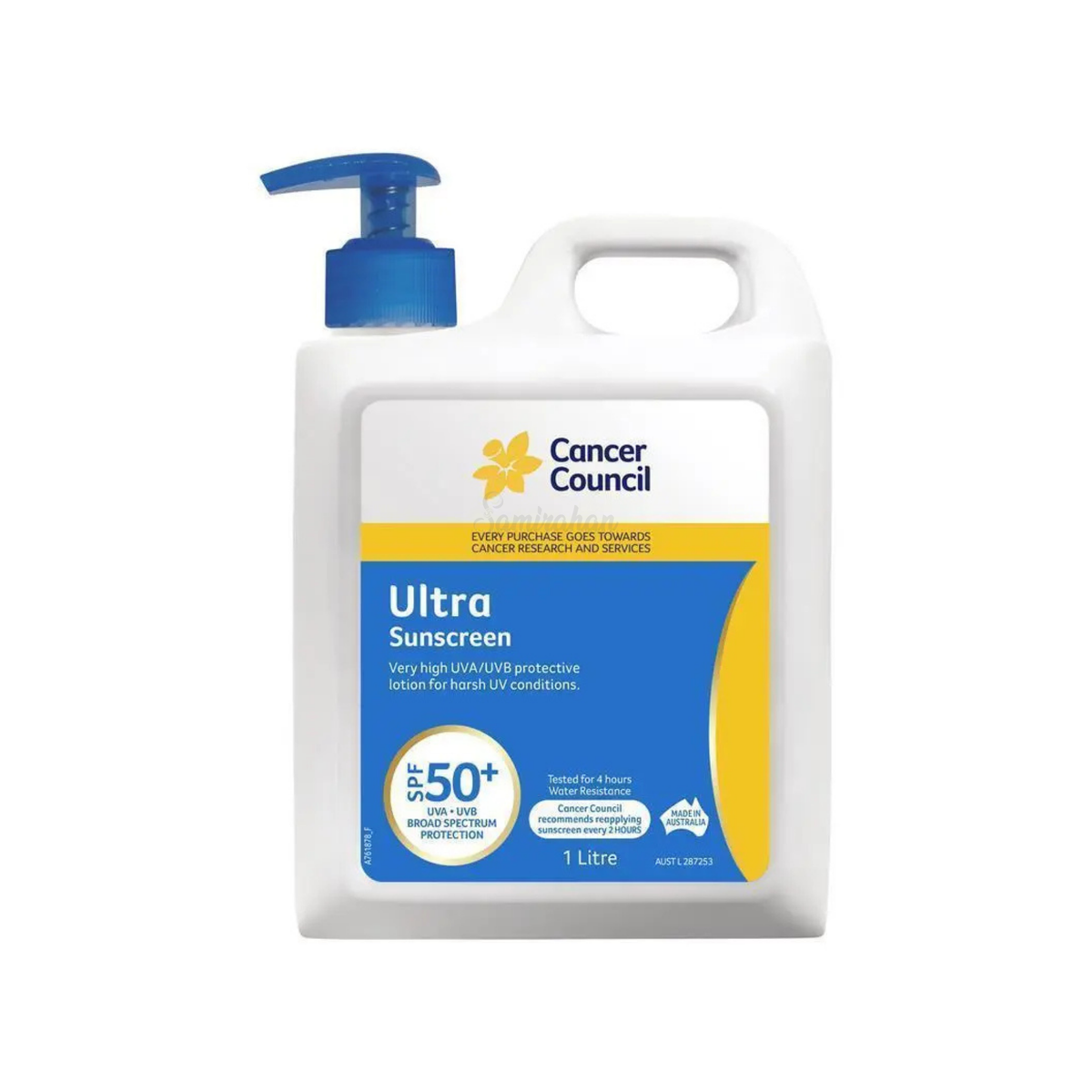 Cancer Council Ultra SPF50+ Sunscreen protection high broad-spectrum UVA UVB Lotion Australia 1L Water Resistant authentic genuine premium cheap price Dhaka BD Chittagong Sylhet Bangladesh