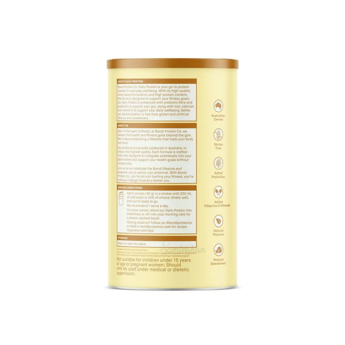 Bondi Protein Co Daily Protein Chocolate Fudge sachet 800g imported Australia authentic muscle premium brand online shop cheapest price BD Dhaka Gym Supplement  Sirajganj Satkhira Kaliakair Senbagh Ukhiya Narayanganj