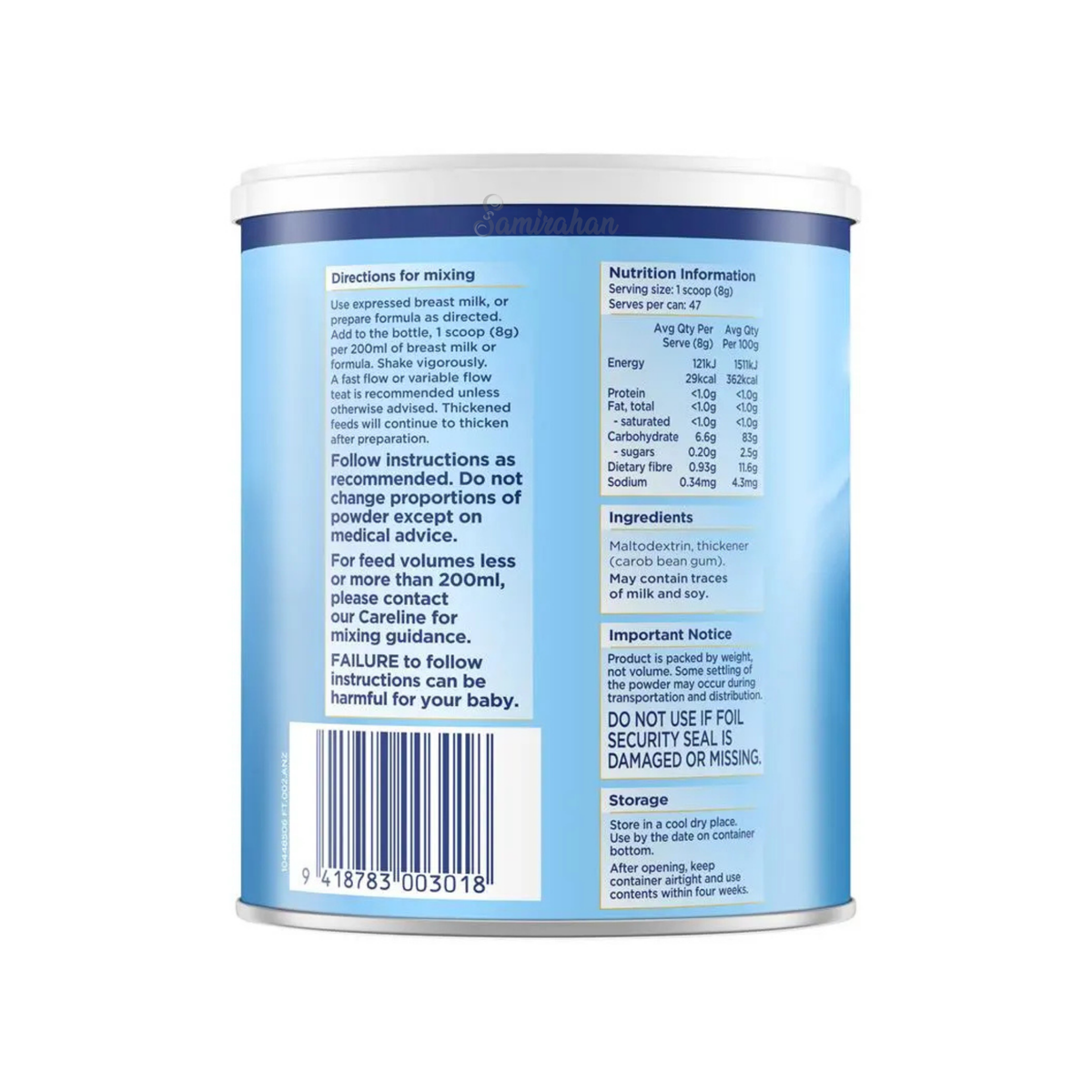 Aptamil Feeding Thickener Infants Mild Reflux authentic nutrition premium baby milk formula healthy food natural cow breast organic Best Import cheap price bd