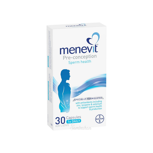 Menevit Pre-Conception Sperm Health support couples planning pregnancy care Best imported Australia supplement multivitamin fertility nutrition low price in BD Basundhara Residential Area Banani Nikunja Kuril Mohakhali DOHS