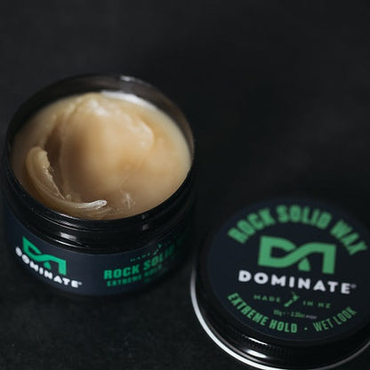 Dominate Rock Solid Wax Extreme Hold Wet Look 95g