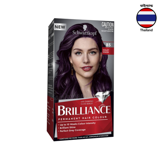 Schwarzkopf Brilliance Permanent Hair Colour 85 Violet Vision 1 Kit