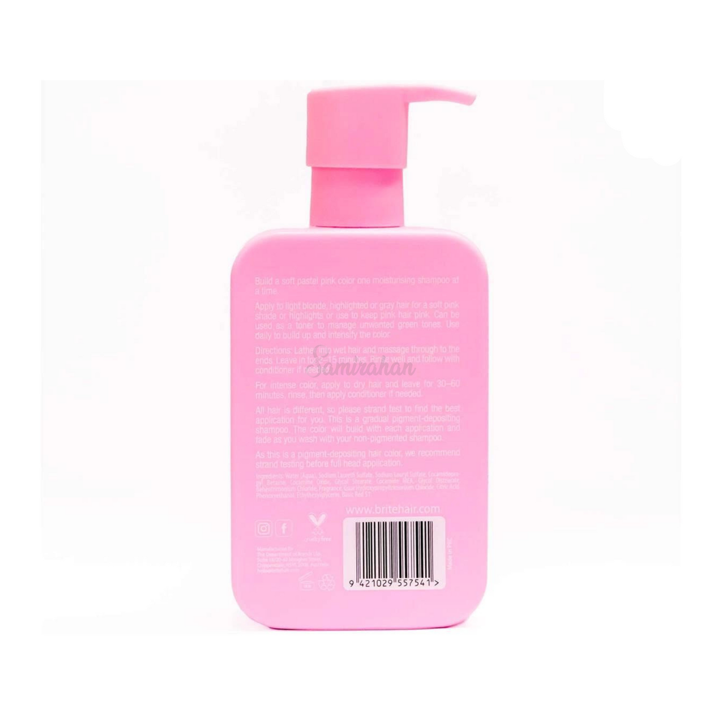 Brite Shampoo Color Pastel Pink 300mL