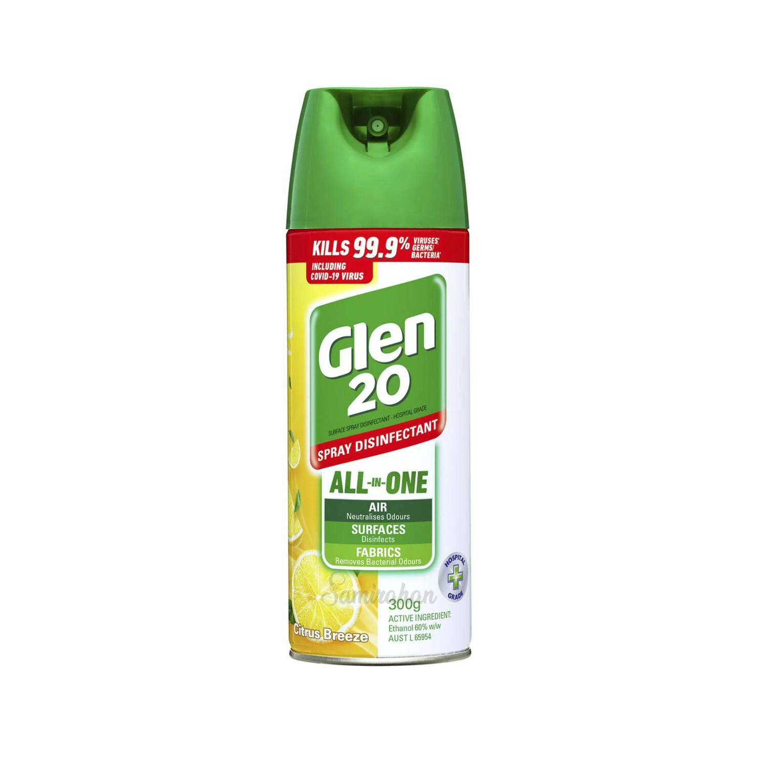 Glen 20 Spray Citrus Breeze is a fast, easy to use & effective surface spray disinfectant that kills 99.9% of germs / bacteria* & viruses^ including Covid-19. It kills the source of mould allergens & controls the growth of mould & mildew on hard surface. It eliminates odour without heavy perfume & eliminates dampness. Best air freshener disinfectant in Dhaka Bangladesh.