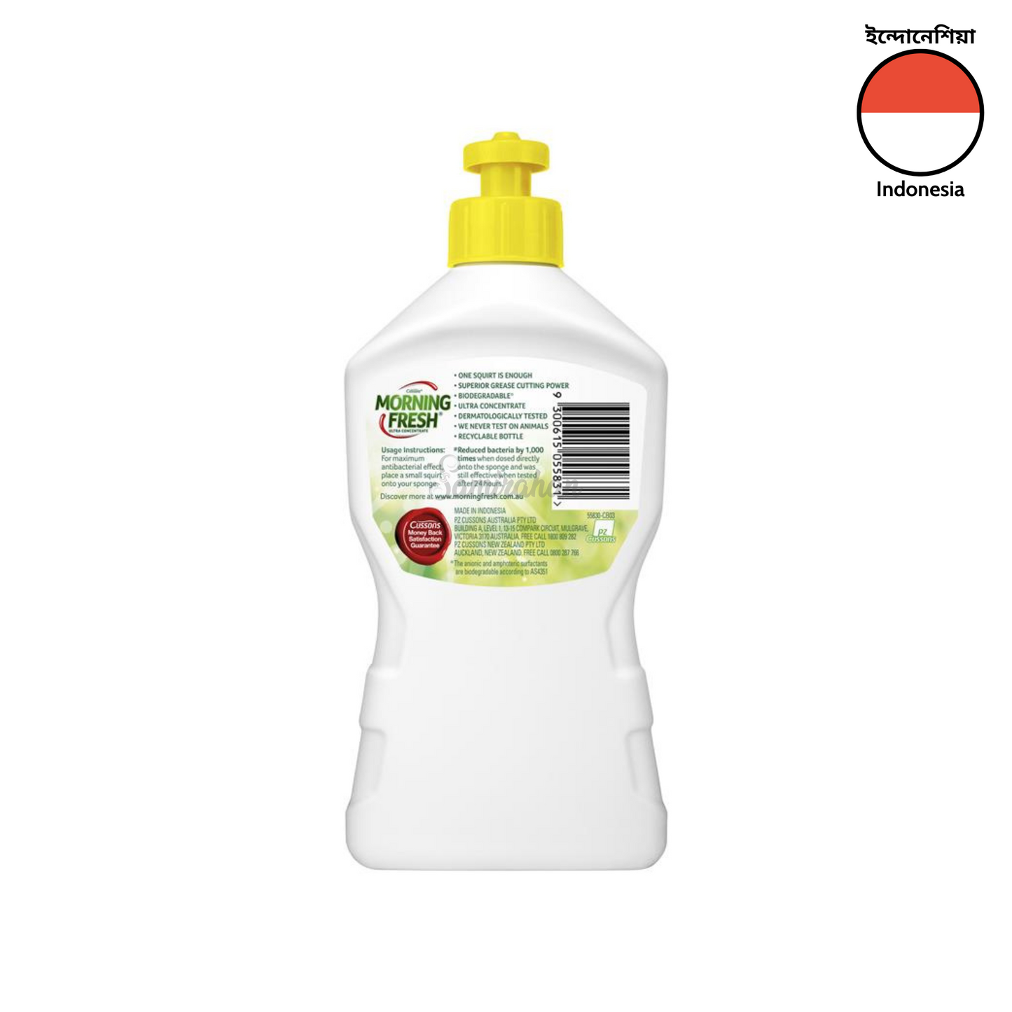 Morning Fresh Dishwashing Liquid Antibacterial Lemon 400mL