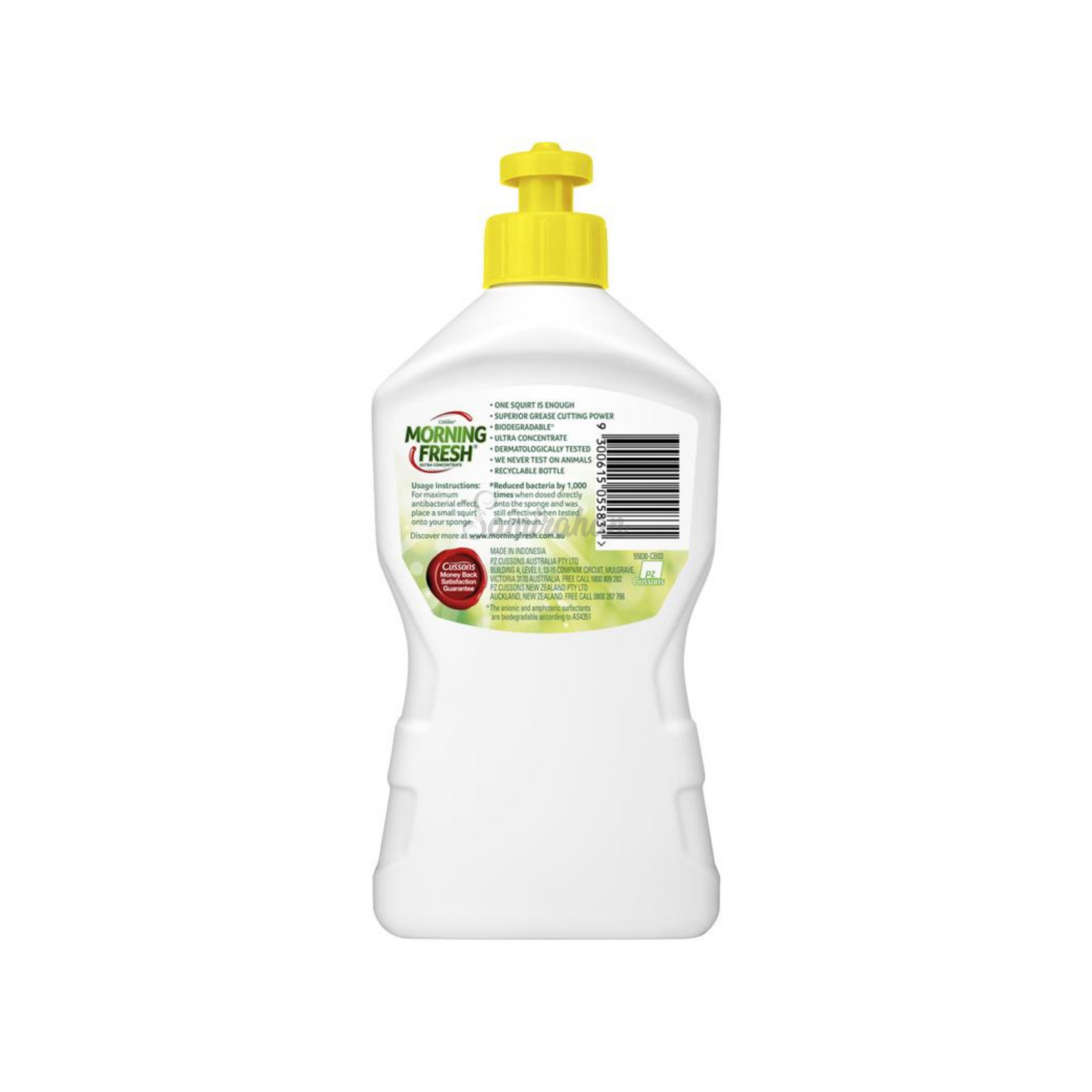 Morning Fresh Dishwashing Liquid Antibacterial Lemon 400mL