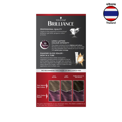 Schwarzkopf Brilliance Permanent Hair Colour L60 Ultra Violet 1 Kit
