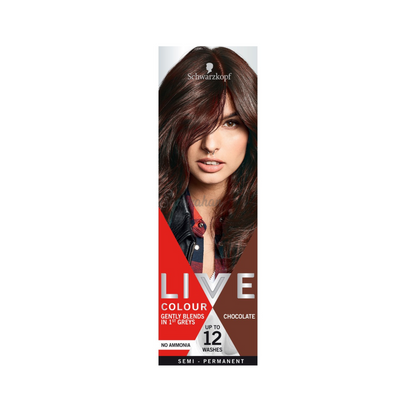 Schwarzkopf Live Colour Semi-Permanent Hair Colour Chocolate (Australia) 1 Kit