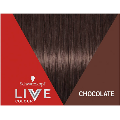 Schwarzkopf Live Colour Semi-Permanent Hair Colour Chocolate (Australia) 1 Kit