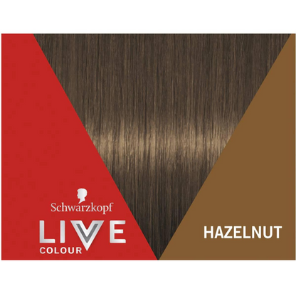 Schwarzkopf Live Colour Semi-Permanent Hair Colour Hazelnut (Australia) 1 Kit