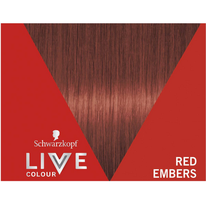 Schwarzkopf Live Colour Semi-Permanent Hair Colour Red Embers (Australia) 1 Kit