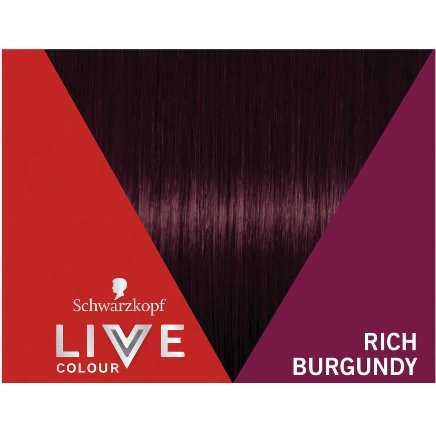 Schwarzkopf Live Colour Semi-Permanent Hair Colour Rich Burgundy (Australia) 1 Kit