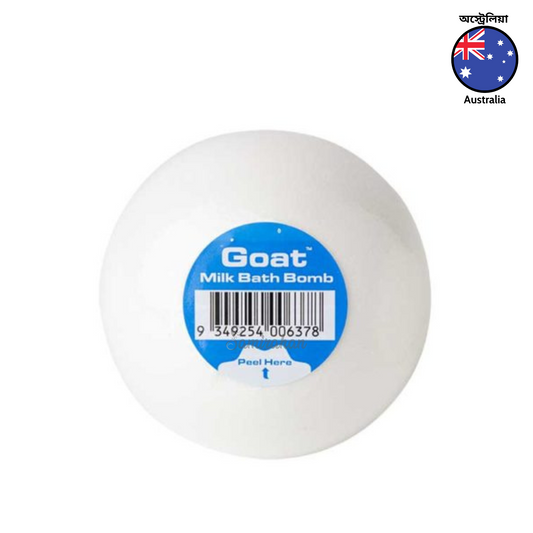 Goat Milk Bath Bomb is a luxurious, skin-softening bath bomb made from the goodness of Australian Goat Milk. Easy on the skin, it is suitable for even the most sensitive skin. Skin-softening, creamy bath bomb for rejuvenation & relaxation. Genuine Aussie luxury brand. Best bath bomb skin care in Dhaka Bangladesh.