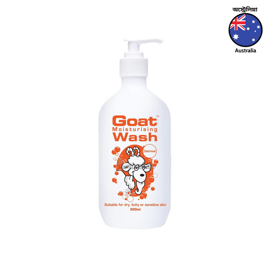 Goat Milk Moisturising Body Wash with Oatmeal is a cleanser with a gentle sulfate-free lather & clean rinse. Made with Goat Milk it refreshes & revives your skin. Best imported foreign Australian Aussie genuine authentic premium quality real skincare beauty skin care price in Dhaka Chittagong Sylhet Bangladesh.