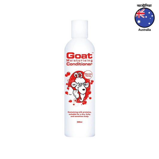 Goat Milk Moisturising Conditioner With Manuka Honey revitalizes your hair & scalp leaving it soft, silky & shiny without harsh chemicals. Made with pure Australian Goat Milk. Best imported foreign Australian Aussie genuine authentic premium quality real skincare beauty skin care price in Dhaka Chittagong Bangladesh.