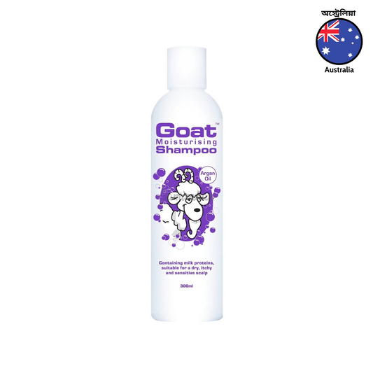 Goat Milk Moisturising Shampoo With Argan Oil revitalizes your hair & scalp leaving it soft, silky & shiny without harsh chemicals. Made with pure Australian Goat Milk. Best imported foreign Australian Aussie genuine authentic premium quality real skincare beauty skin care price in Dhaka Chittagong Bangladesh.