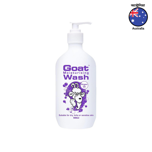 Goat Milk Moisturising Body Wash with Argan Oil is a moisturising cleanser with a gentle sulfate-free lather & clean rinse. Made with Goat Milk it refreshes & revives your skin. Best imported foreign Australian Aussie genuine authentic premium quality real skincare beauty skin care price in Dhaka Chittagong Bangladesh.