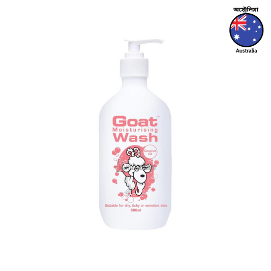 Goat Milk Moisturising Body Wash with Coconut Oil is a cleanser with a gentle sulfate-free lather & clean rinse. Made with Goat Milk it refreshes & revives your skin. Best imported foreign Australian Aussie genuine authentic premium quality real skincare beauty skin care price in Dhaka Chittagong Bangladesh.
