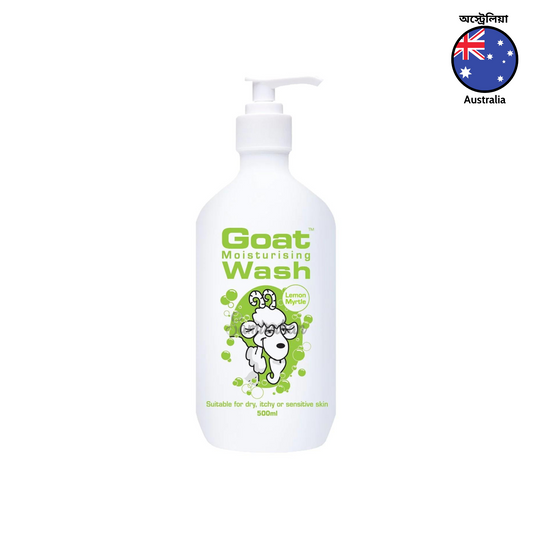 Goat Milk Moisturising Body Wash with Lemon Myrtle is a cleanser with a gentle sulfate-free lather & clean rinse. Made with Goat Milk it refreshes & revives your skin. Best imported foreign Australian Aussie genuine authentic premium quality real skincare beauty skin care price in Dhaka Chittagong Bangladesh.