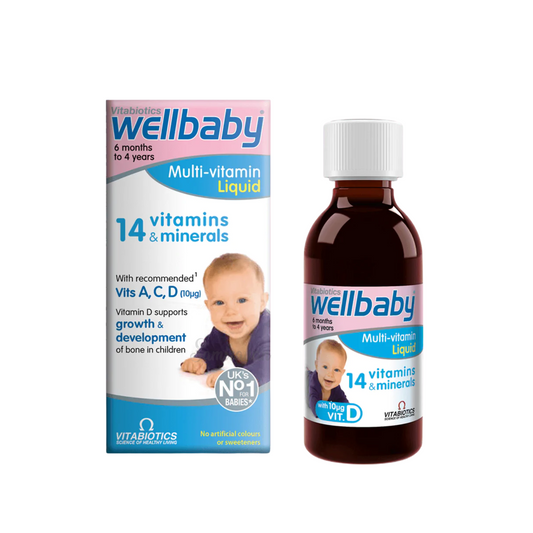 Wellbaby multivitamin Liquid vitamins minerals support growth development babies young children Swiss delicious little Best infant organic UK cheap price in bd
