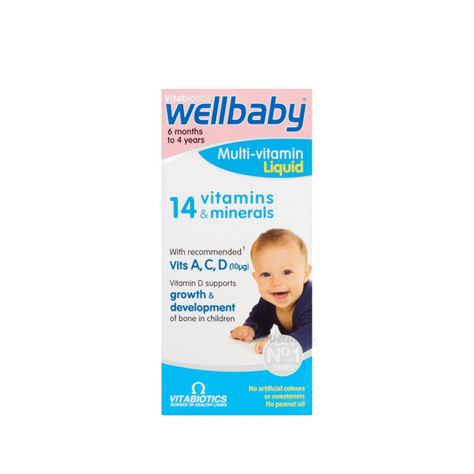 Vitabiotics Wellbaby Multivitamin Liquid for Infant from 6 Months to 4 Years (UK) 150mL